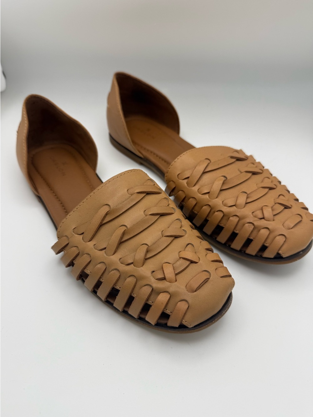 Caslon Women’s Huarache Leather Woven Sandals Tan Size. 9.5 Nordstrom